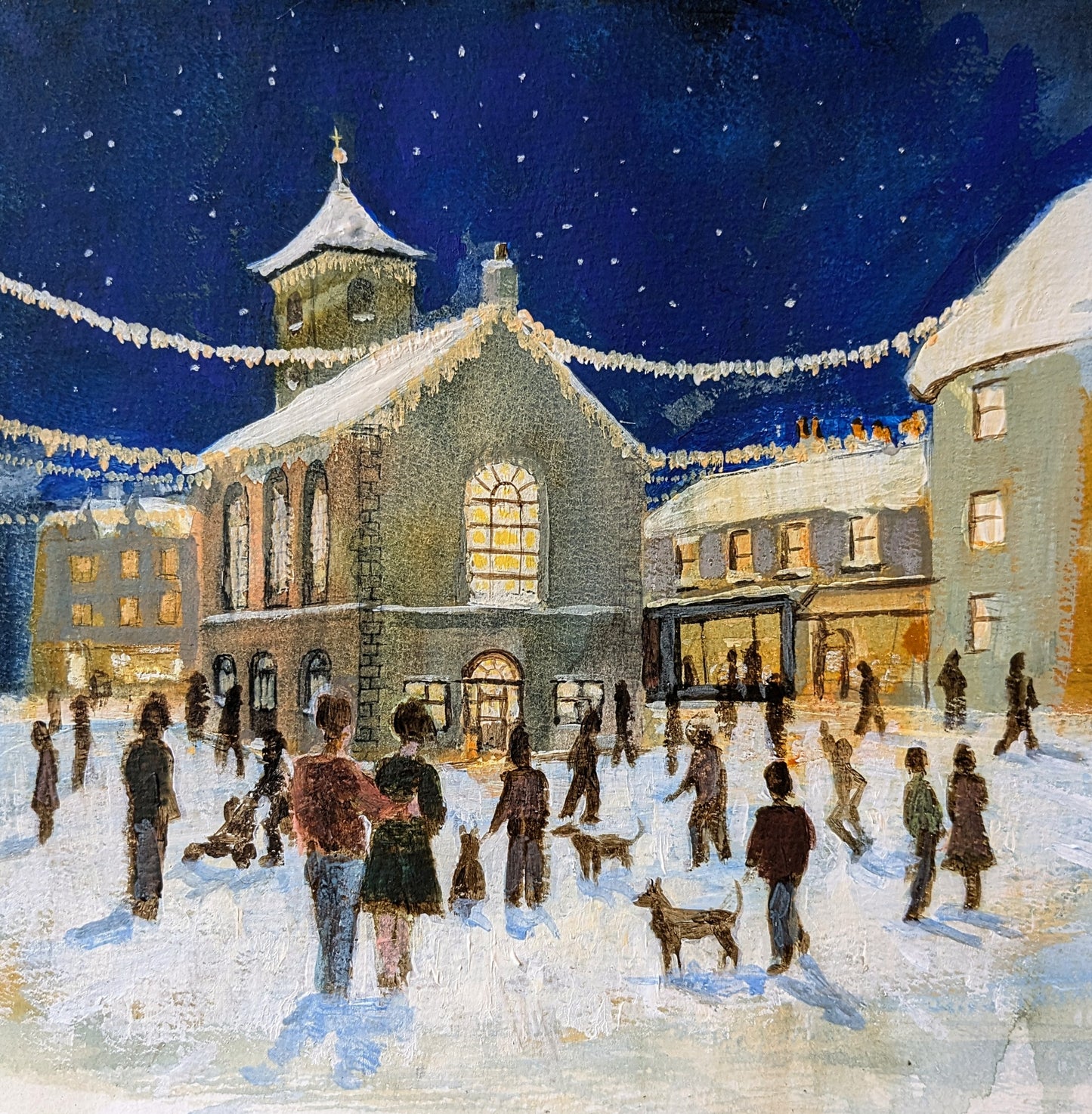 8 x Christmas cards: Moot Hall Keswick